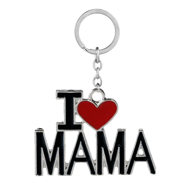 "I Love Dad/Papa" Heart Keychain - Father's Day Gift