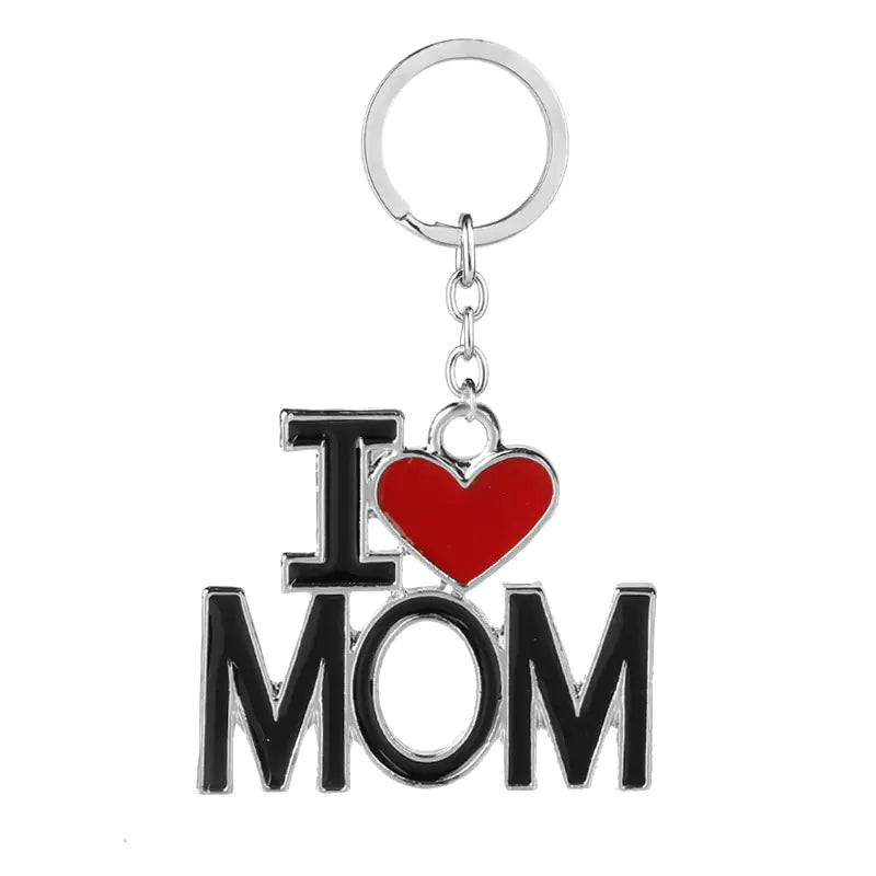 "I Love Dad/Papa" Heart Keychain - Father's Day Gift